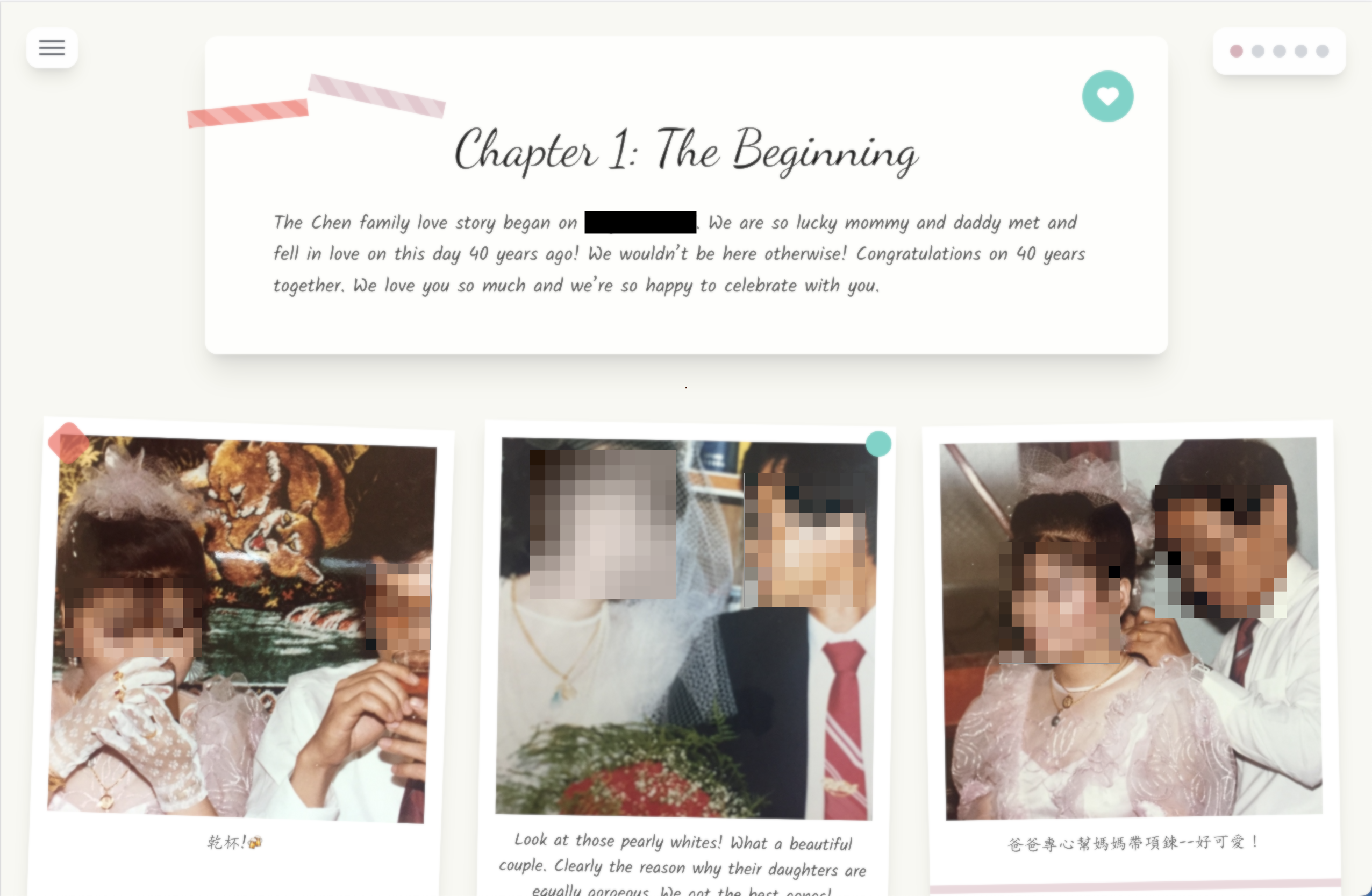 Anniversary Scrapbook